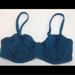 Aerie Blue Top Swimwear for Women Size 38D